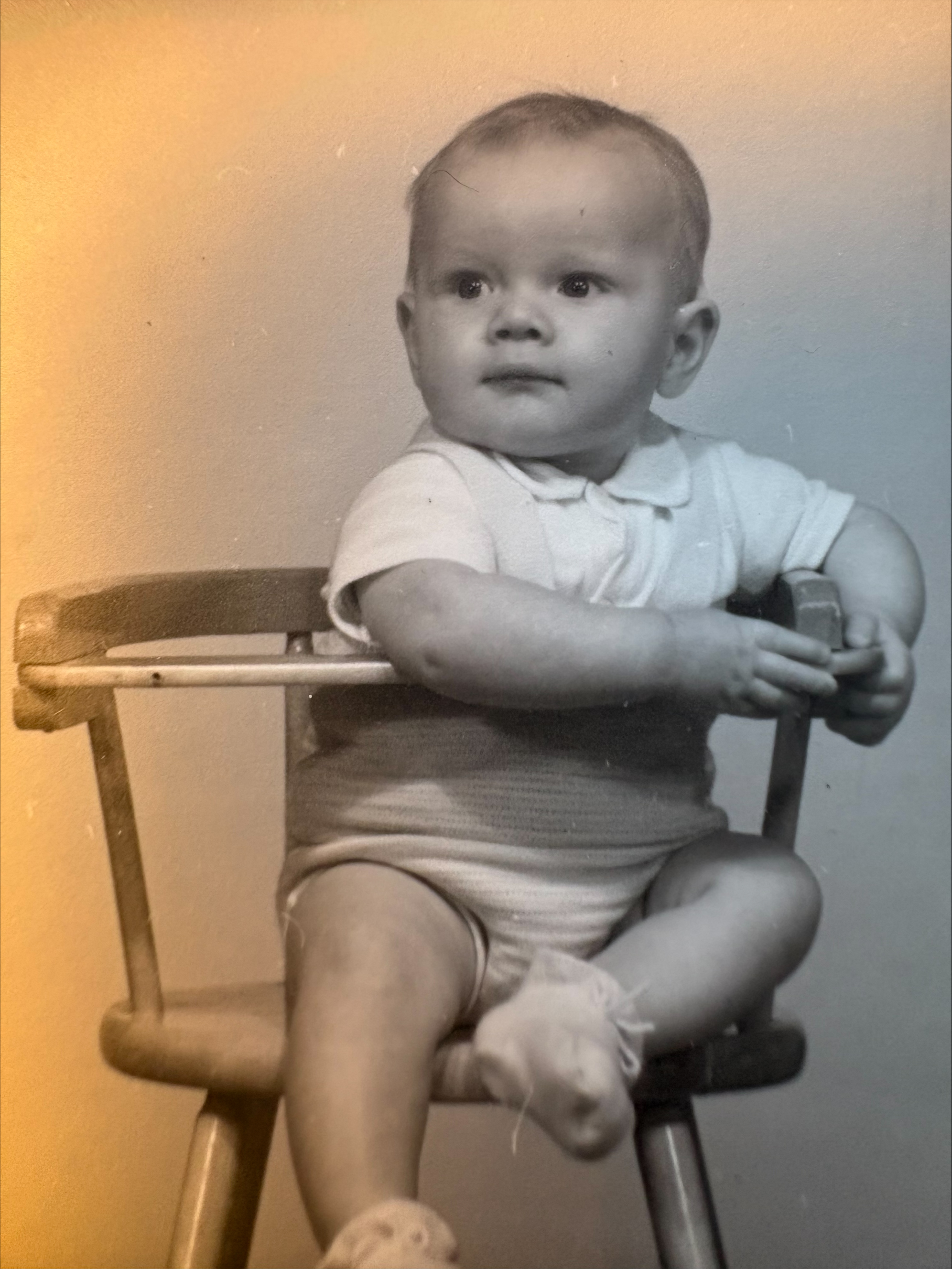 Claes G. Ryn as a baby